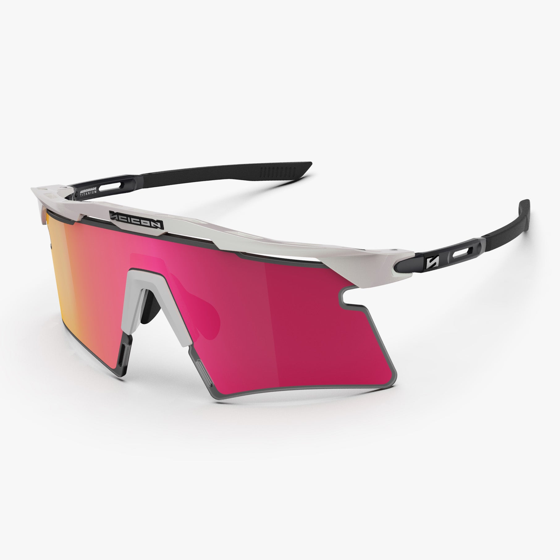 ウェア SCICON AEROSHADE 2.0 TITANIUM 2.0 Aeroshade 2.0 Titanium Sport Sunglasses | Scicon Sports