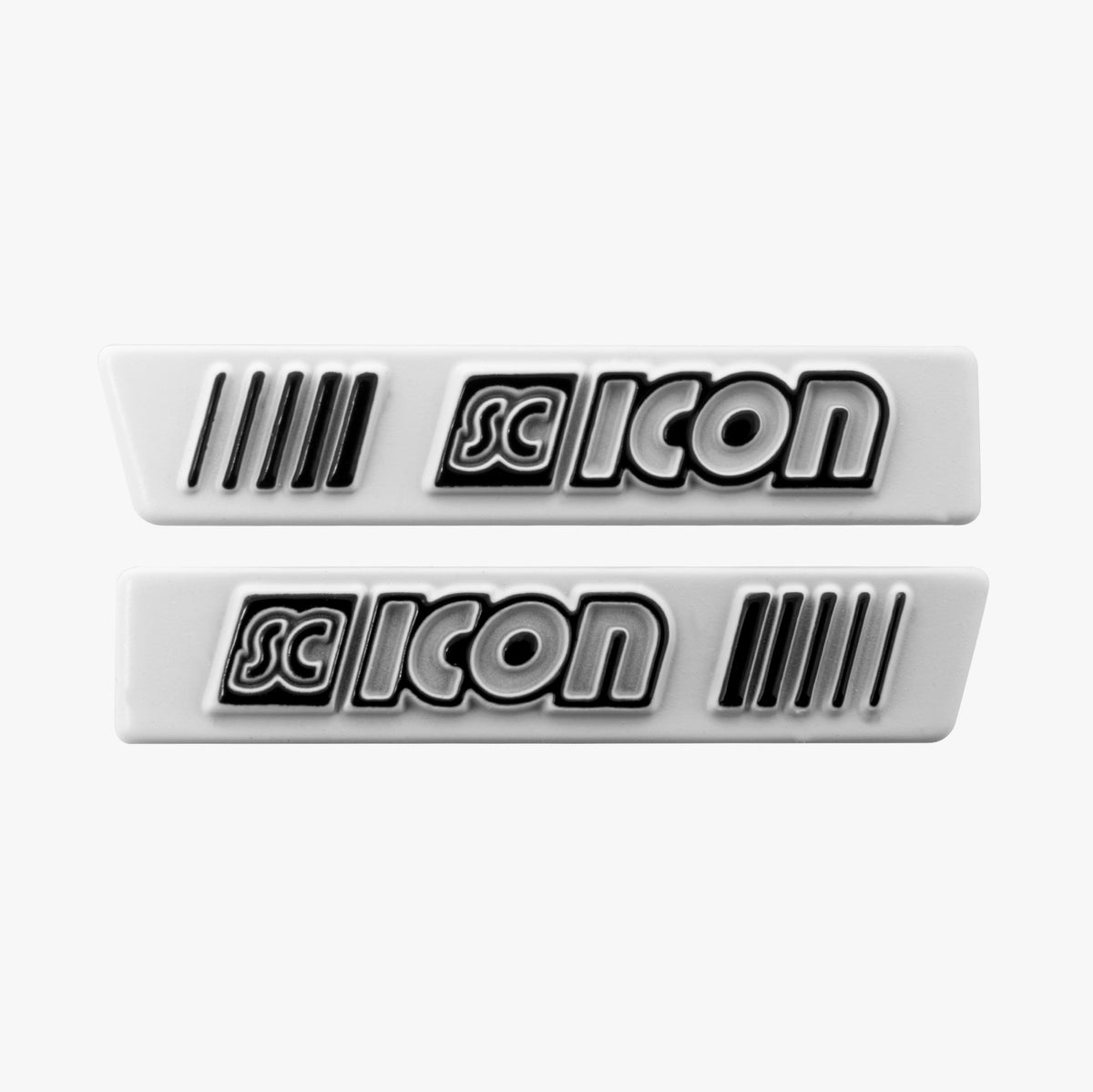 metal logo kit temple white black