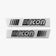 metal logo kit temple white black