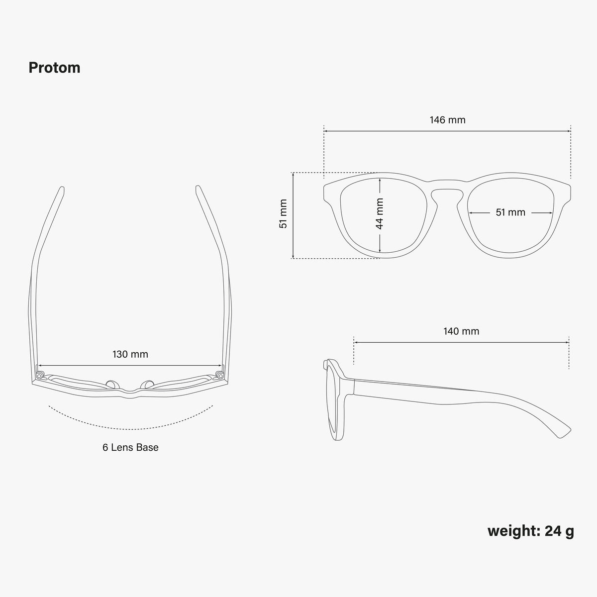 Protom Dimensions