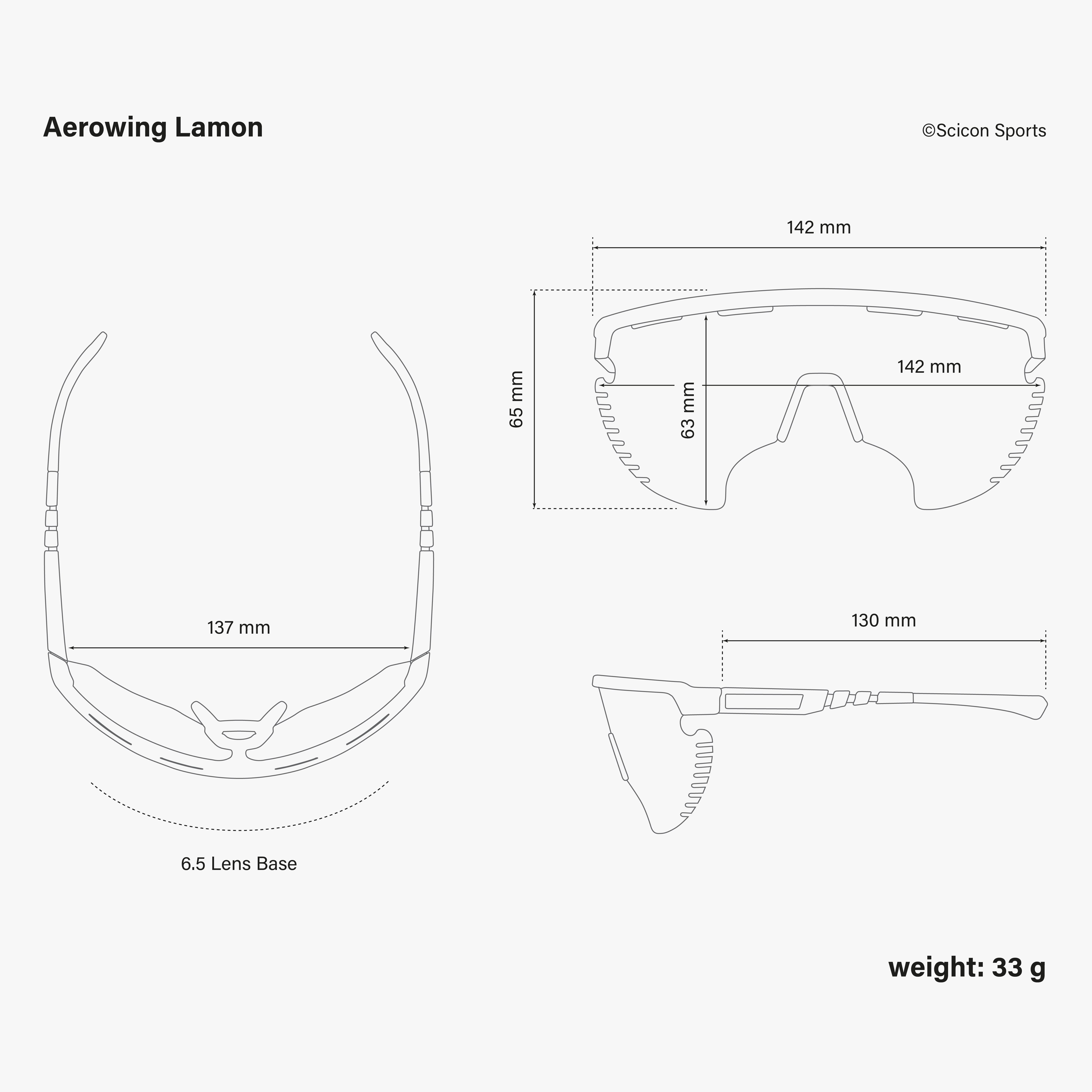aerowing lamon dimensions