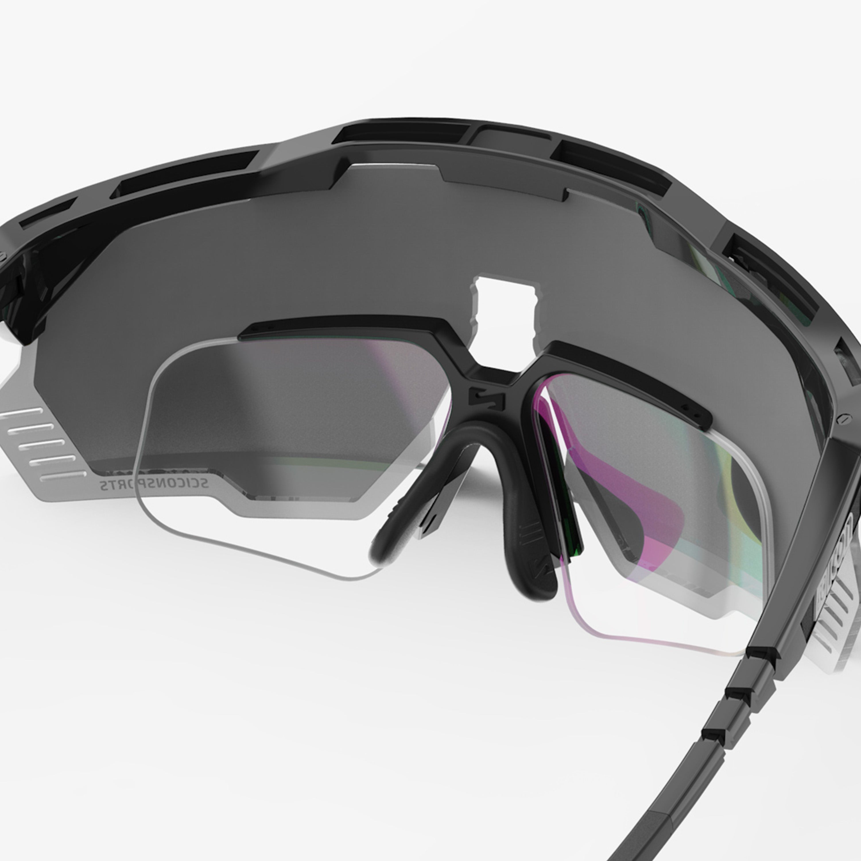 Black/Smoke Aeroshade Kunken RX Sport Prescription Sunglasses