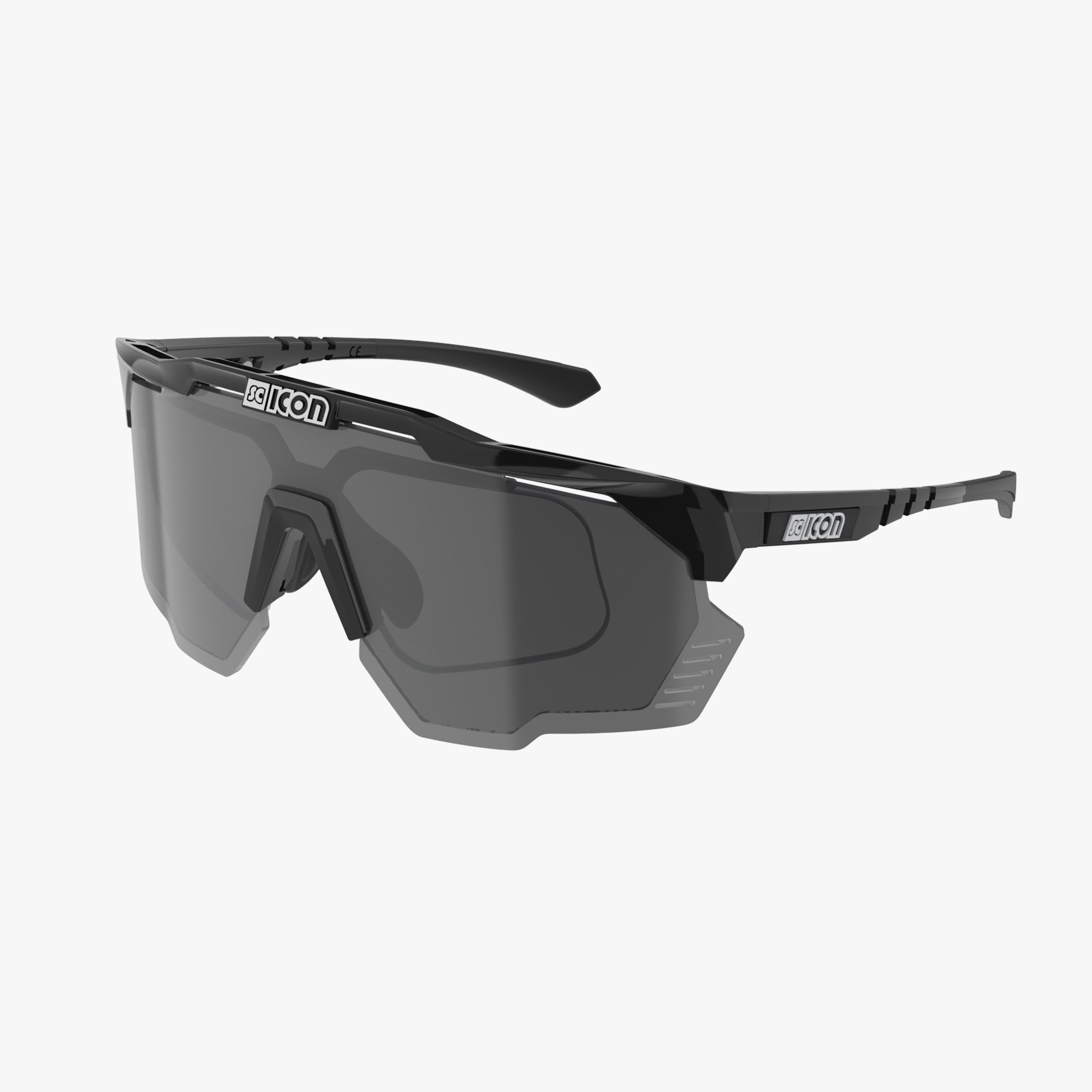 Black/Smoke Aeroshade Kunken RX Sport Prescription Sunglasses