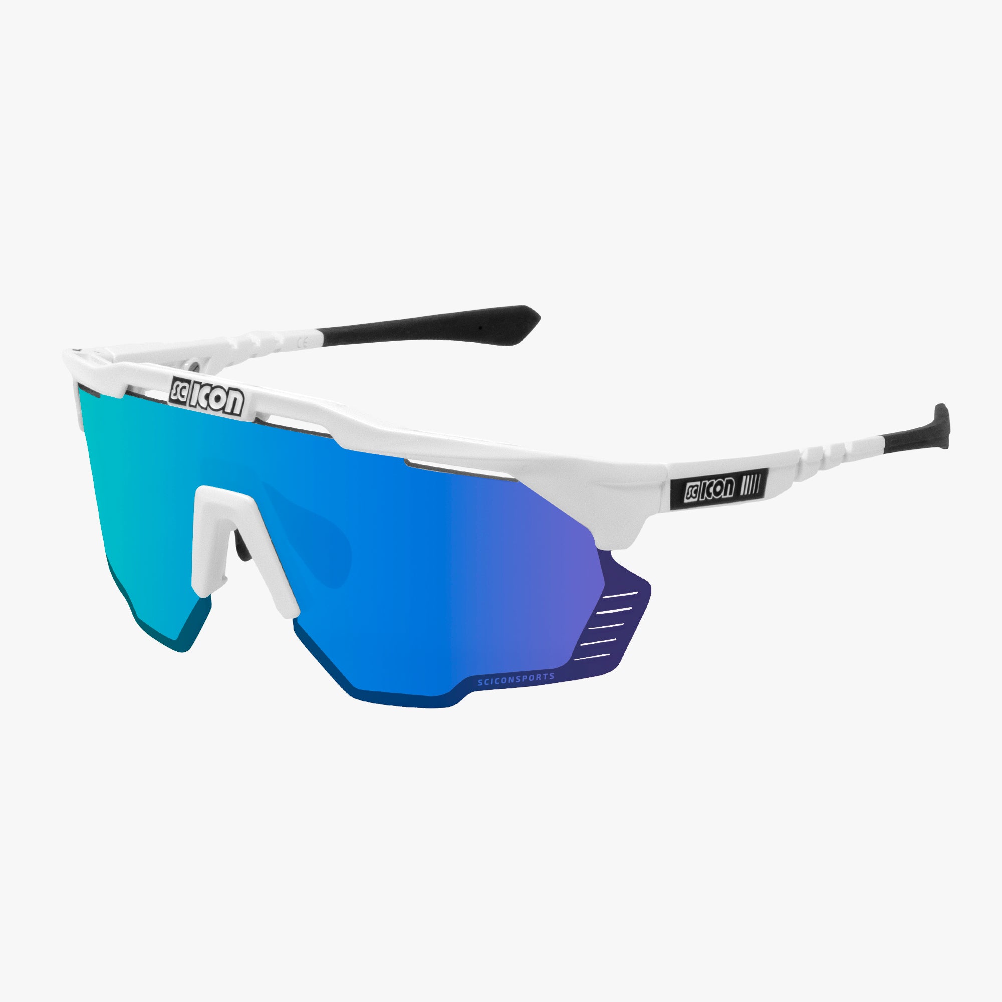 Carbon/Green Aeroshade Kunken Sunglasses | Scicon Sports