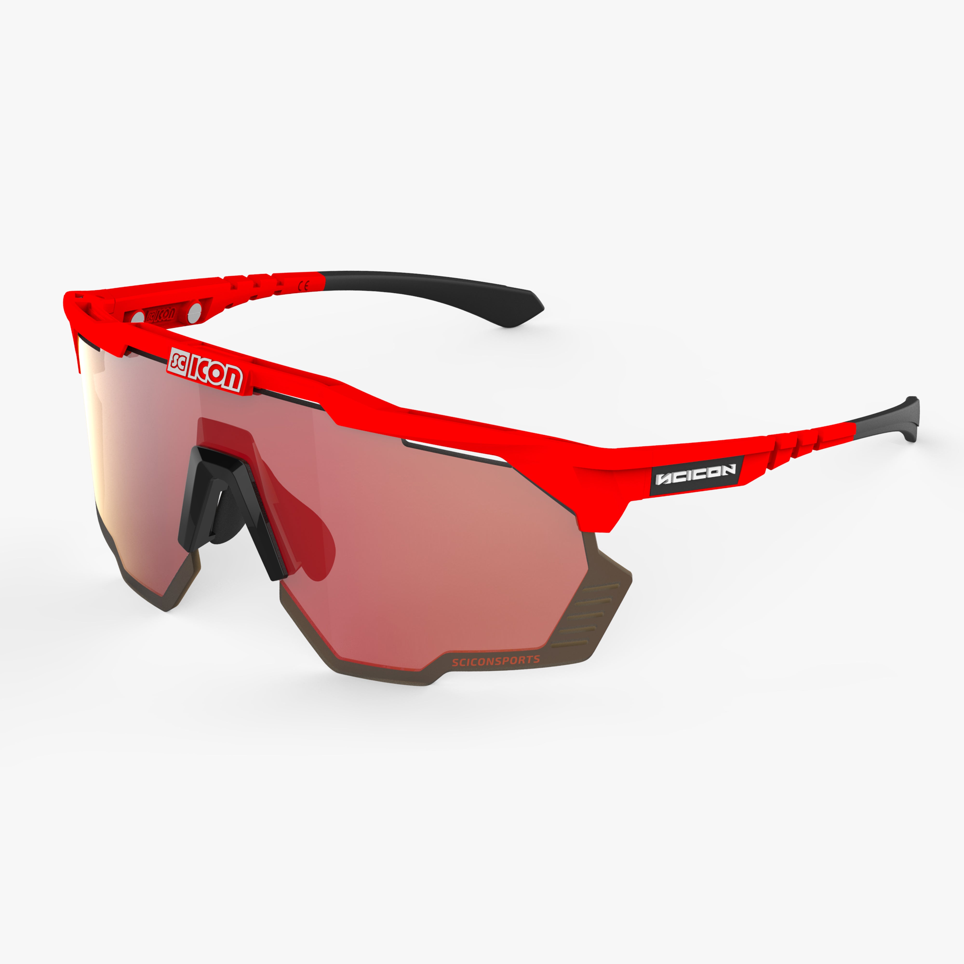 Carbon/Green Aeroshade Kunken Sunglasses | Scicon Sports