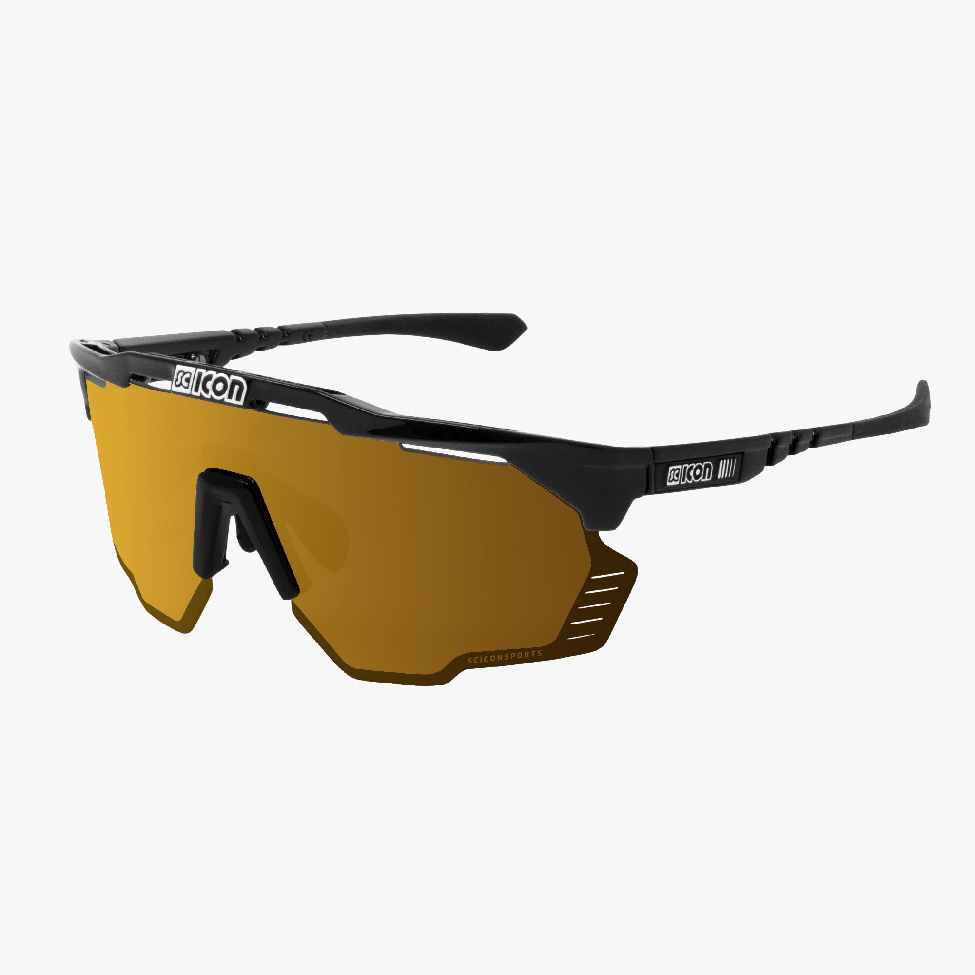 Carbon/Green Aeroshade Kunken Sunglasses | Scicon Sports