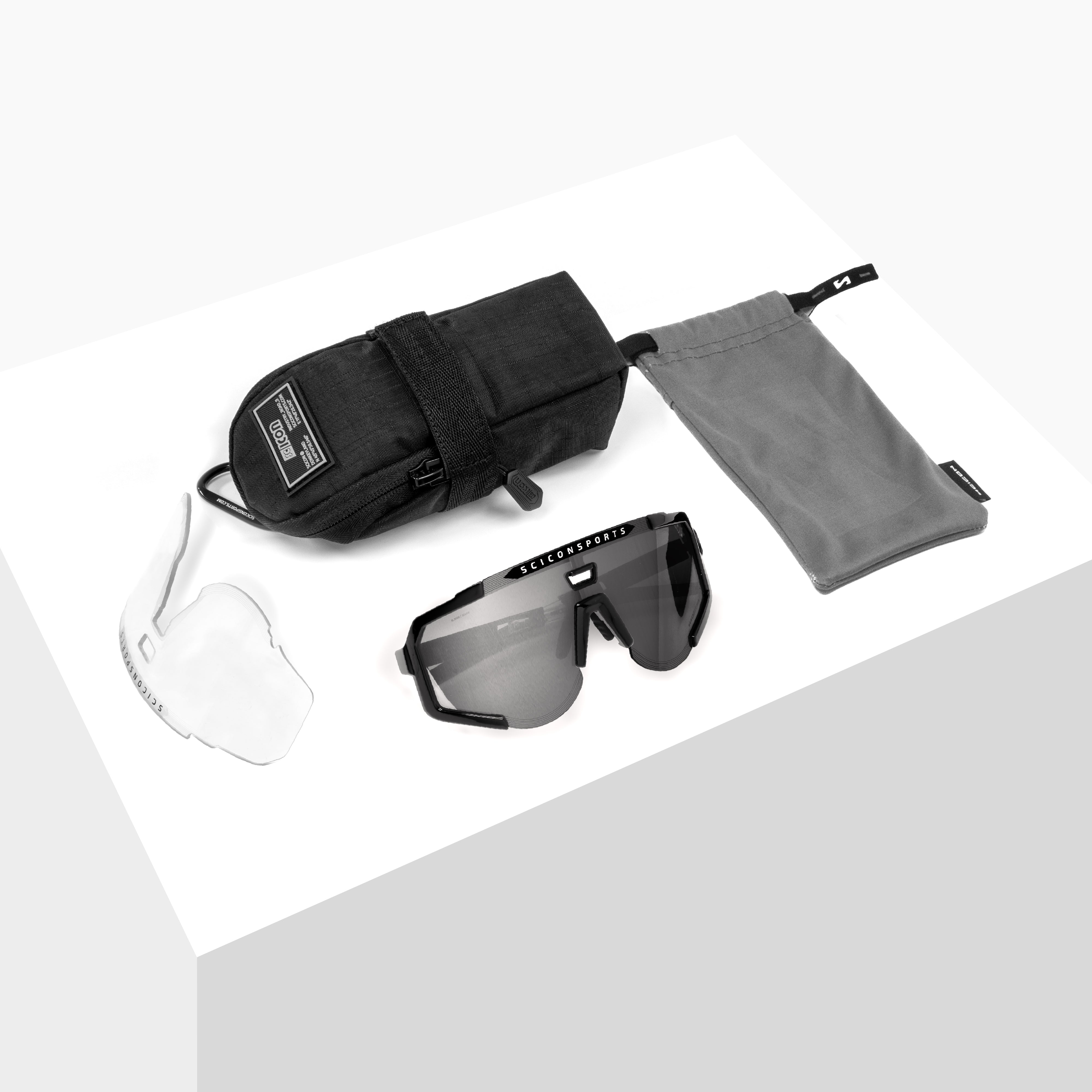 シーコン AEROSCOPE Crystal/ Silver Sports | Aeroscope Sport Sunglasses