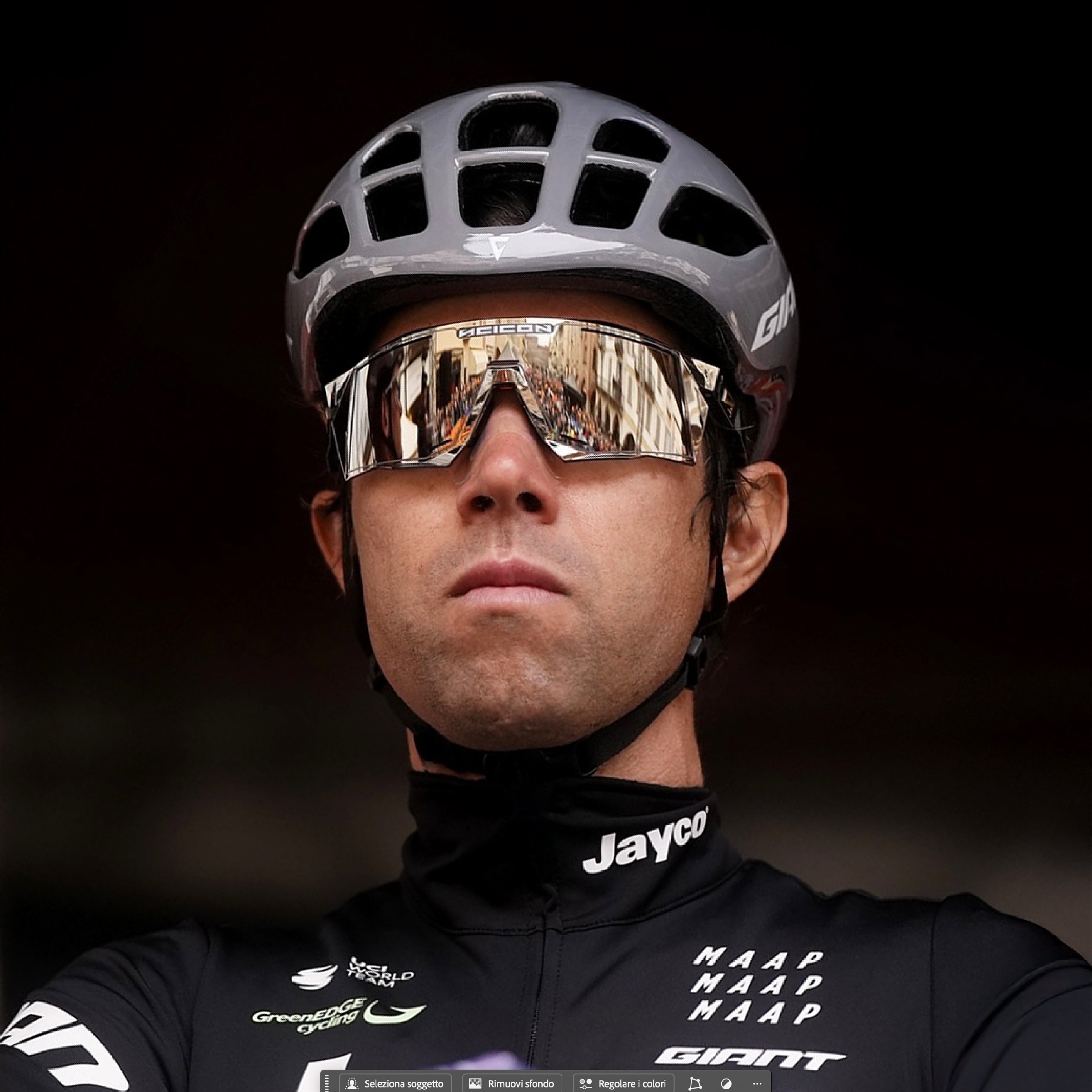 新品未使用SCICON AEROSTORM MULTIMIRROR BRONZE Aerostorm Sport Sunglasses | Scicon Sports