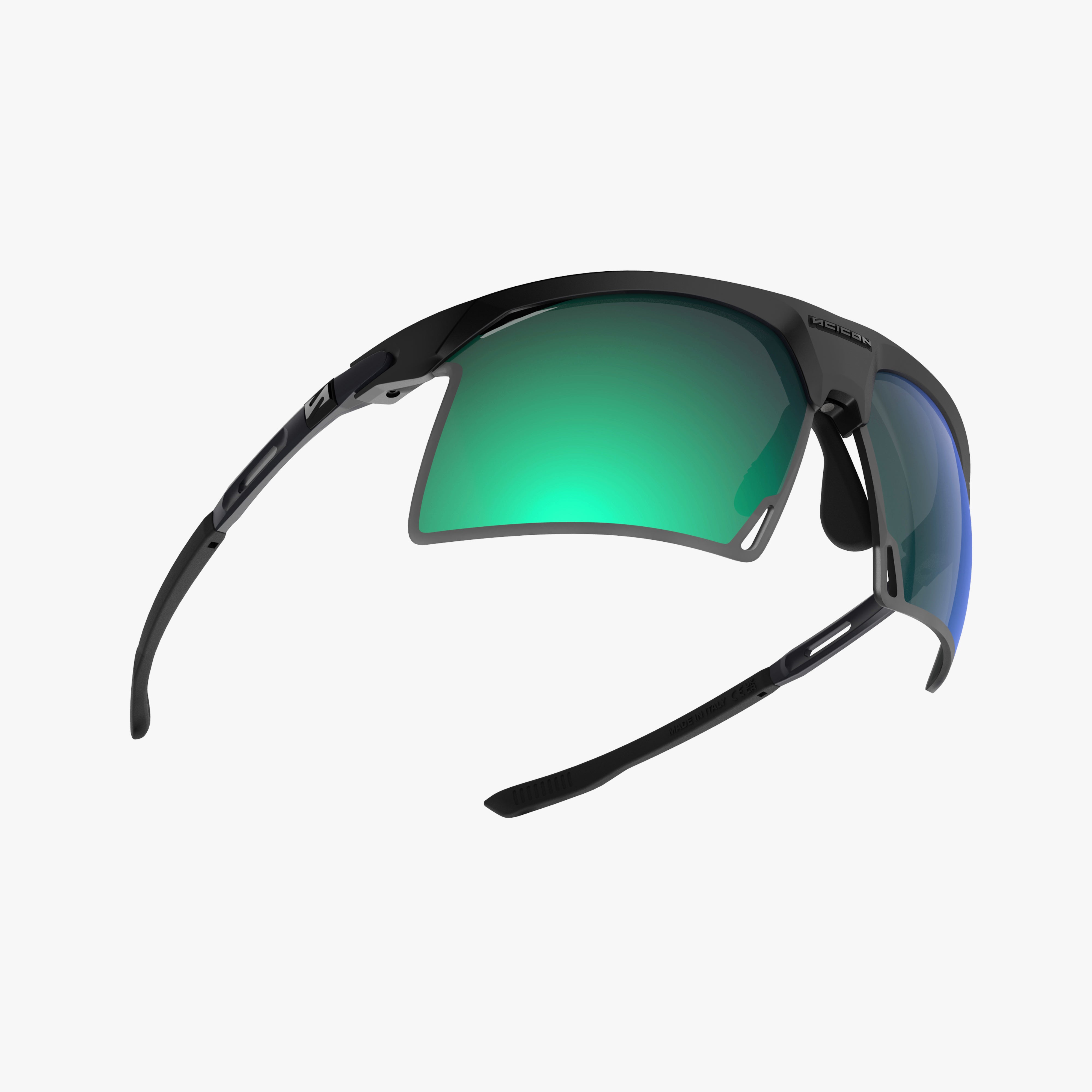 Aerobeam Matte Black + Multimirror Blue Green fly