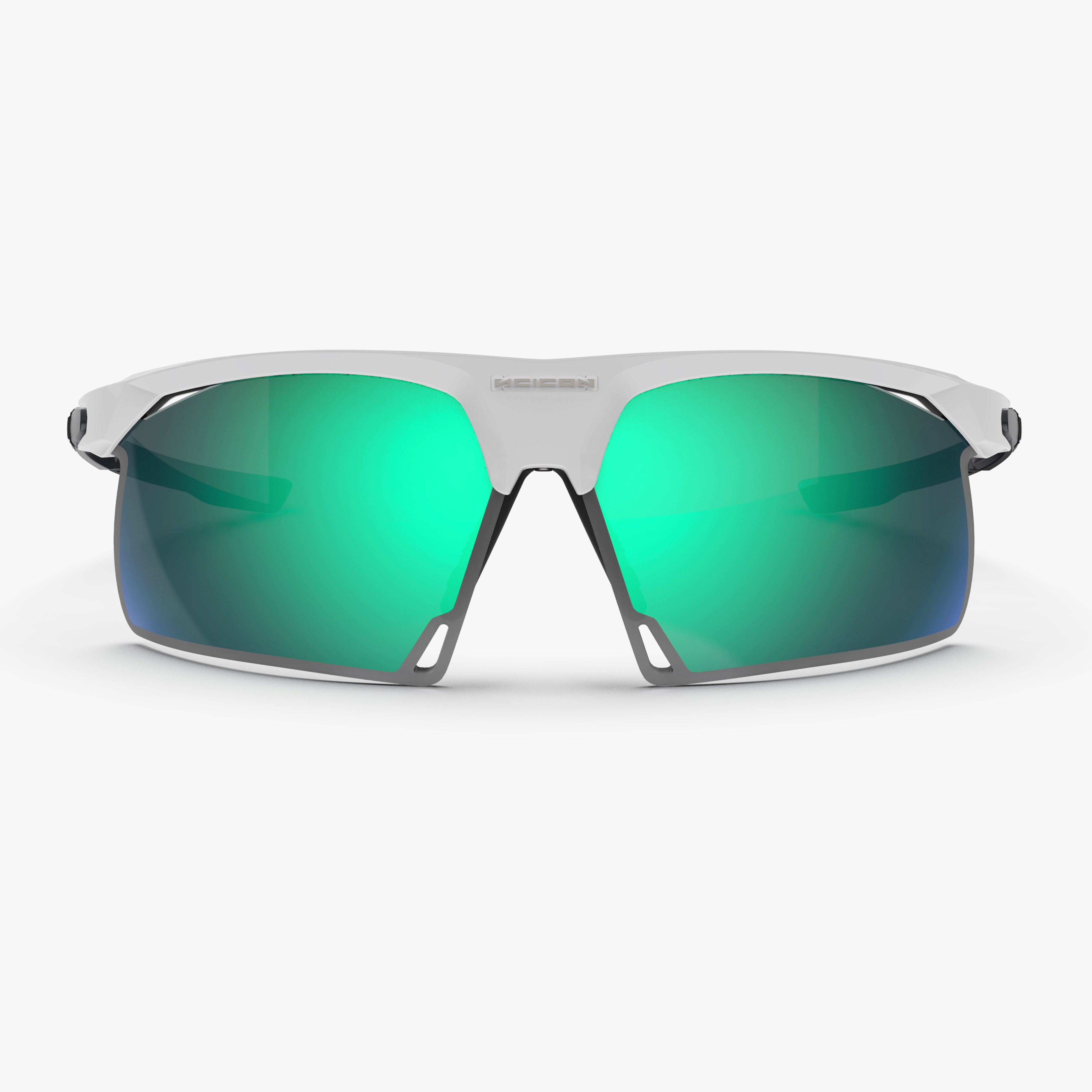 Aerobeam White Gloss + Multimirror Blue Green front