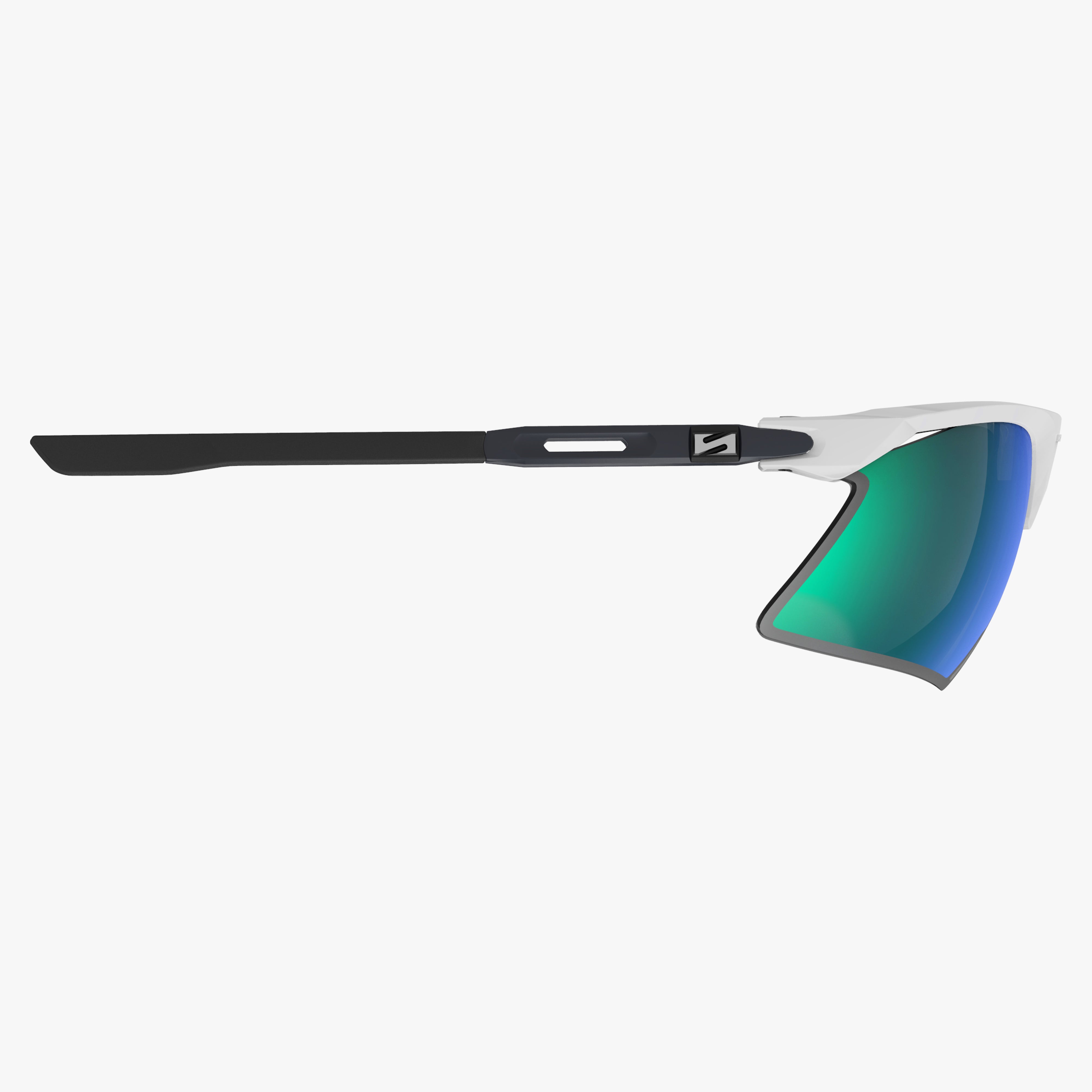 Aerobeam White Gloss + Multimirror Blue Green side