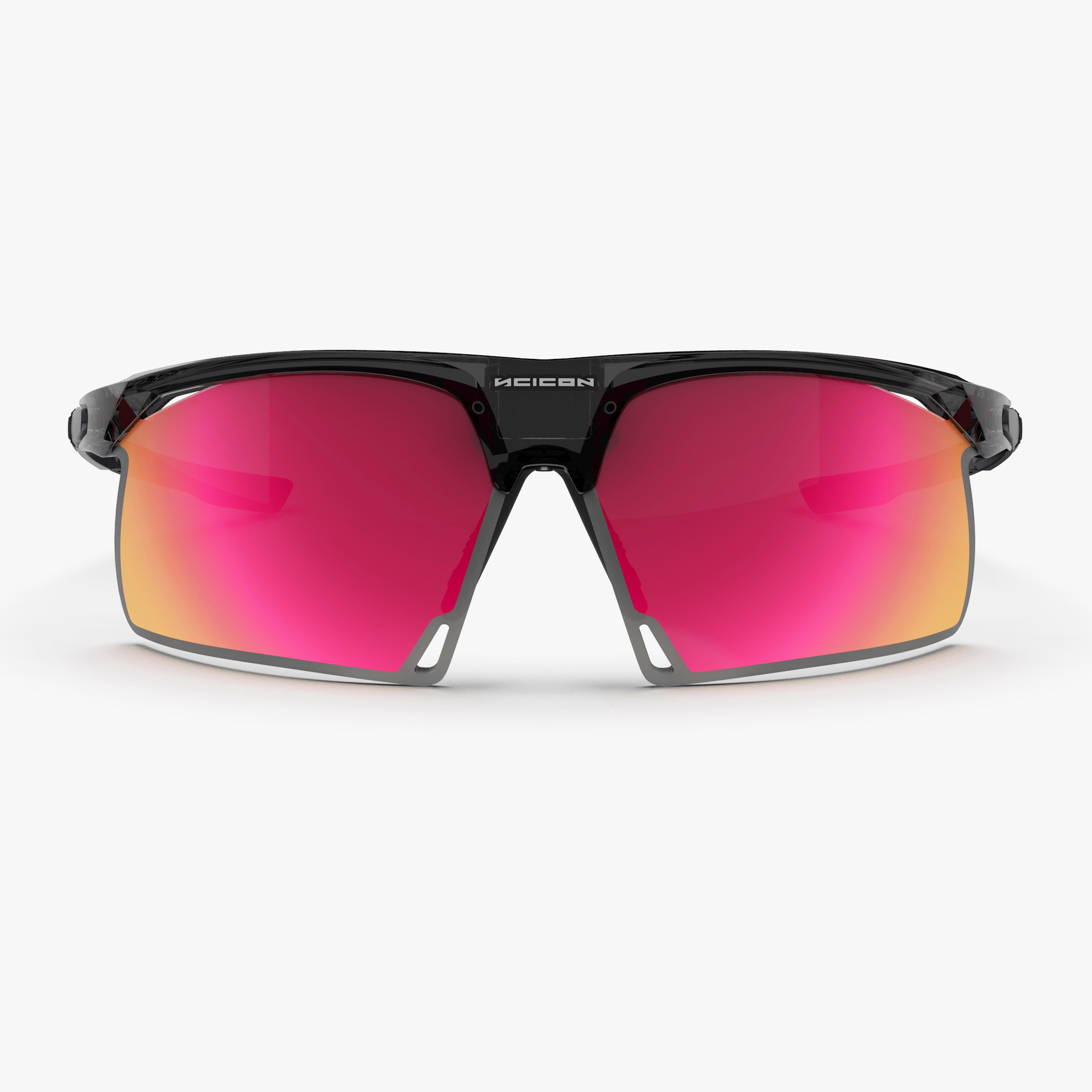 Aerobeam Black Crystal Gloss + Multimirror Sunburst front