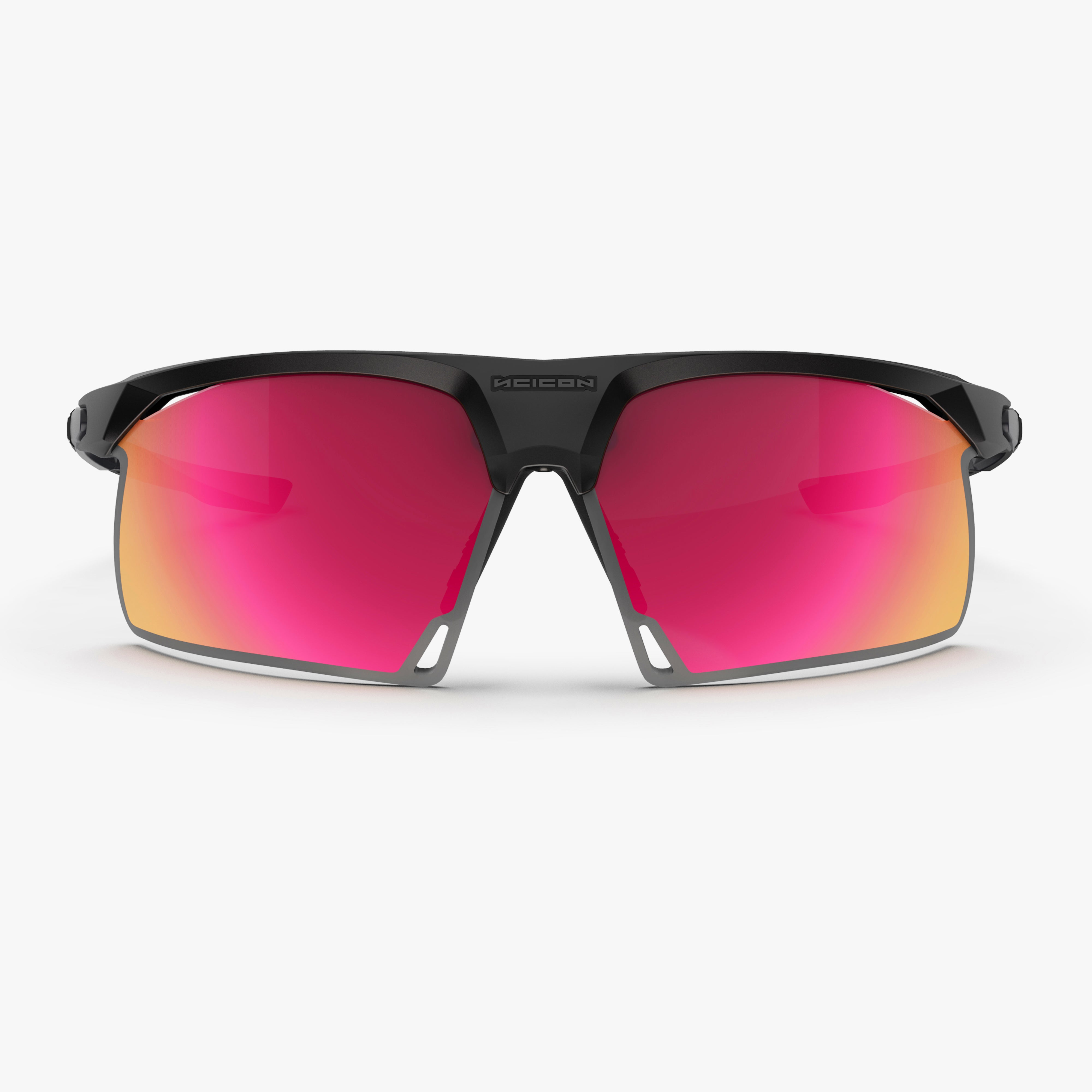 Aerobeam Matte Black + Polarized Multimirror Sunburst front