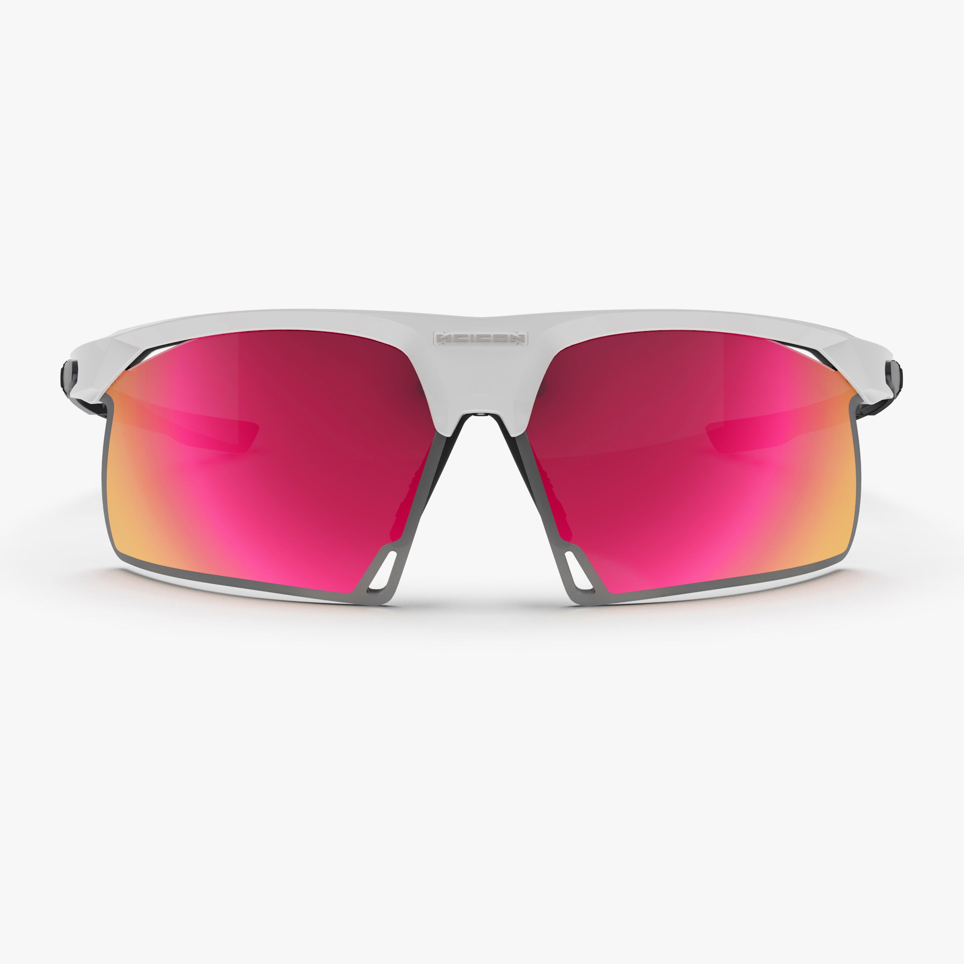 Aerobeam White Gloss + Polarized Multimirror Sunburst front