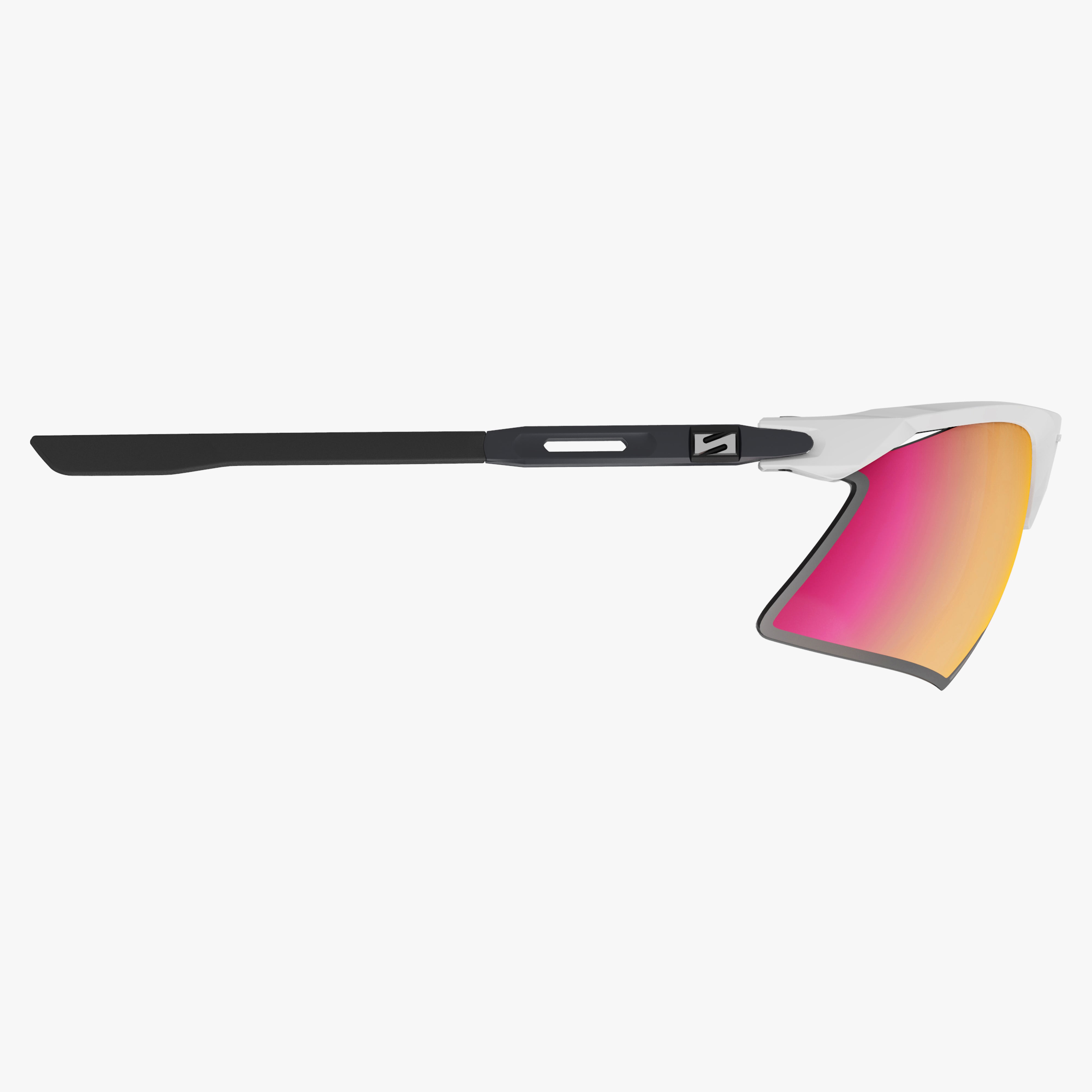Aerobeam White Gloss + Polarized Multimirror Sunburst side