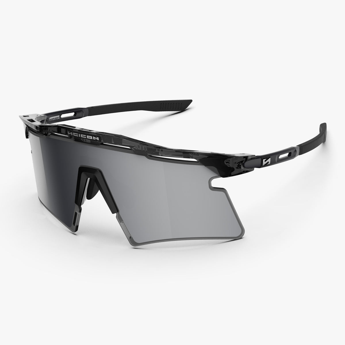 Aeroshade Titanium Crystal Black MM Silver hero