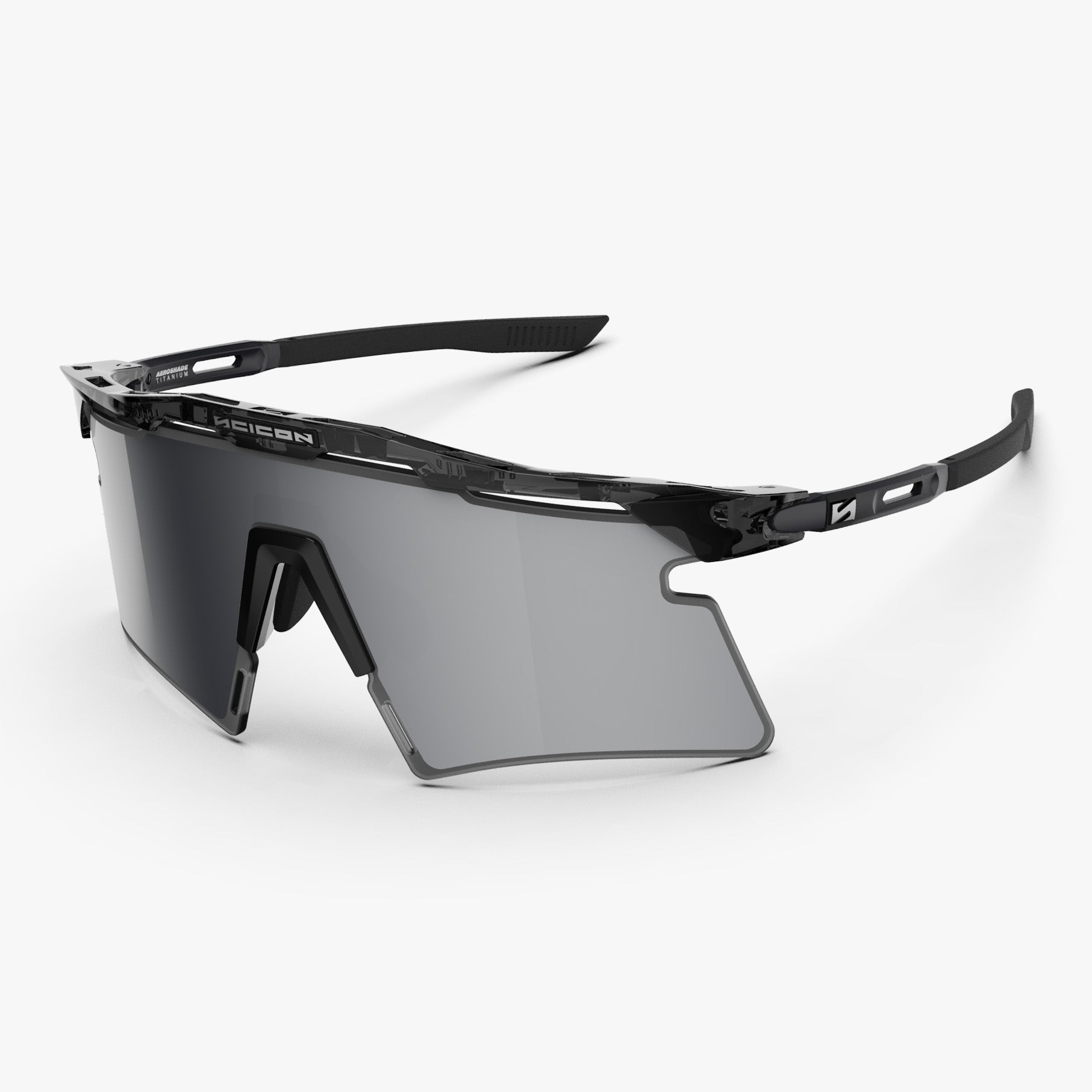 Aeroshade Titanium Crystal Black MM Silver hero