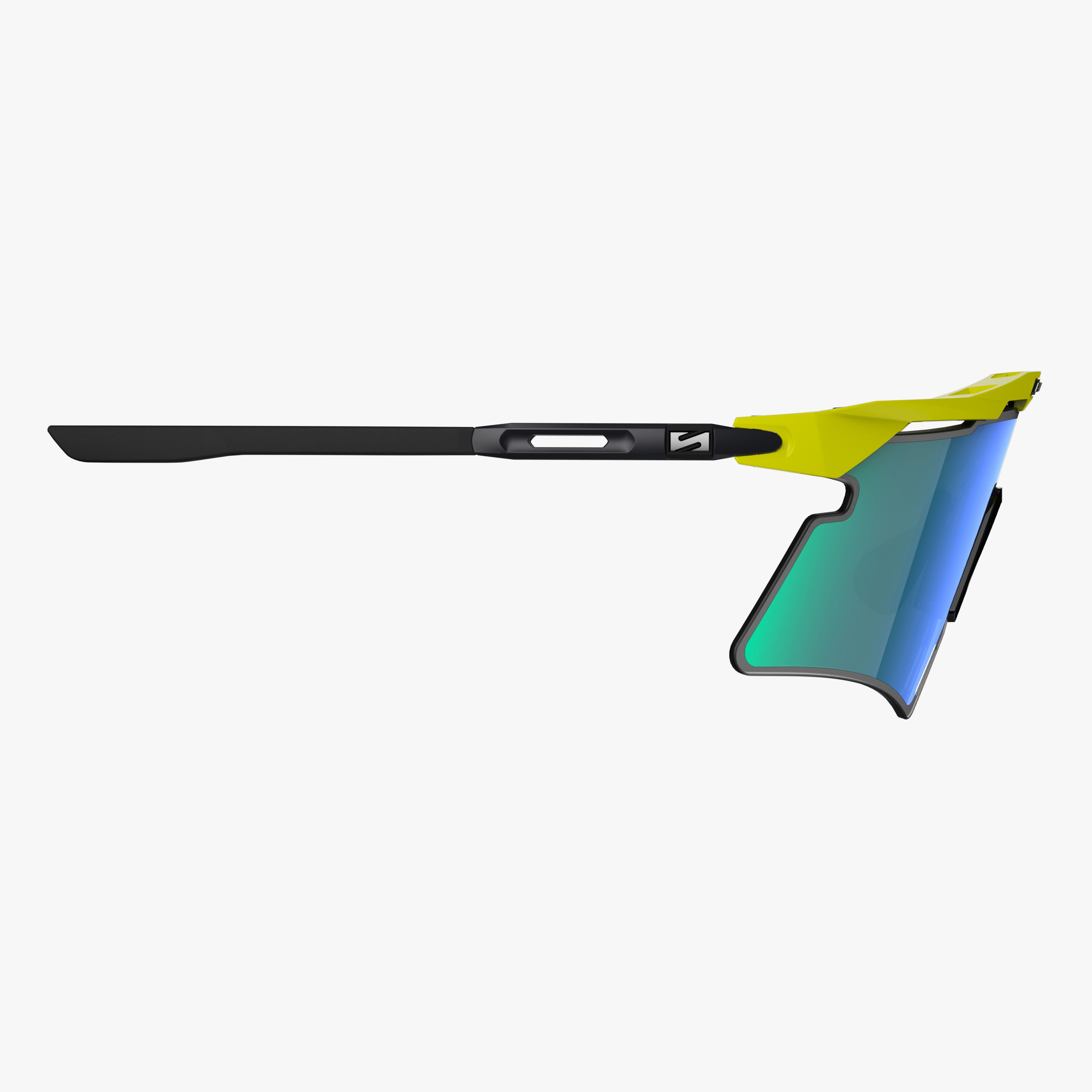 Aeroshade 2.0 Titanium Yellow Fluo Multimirror Blue Green side