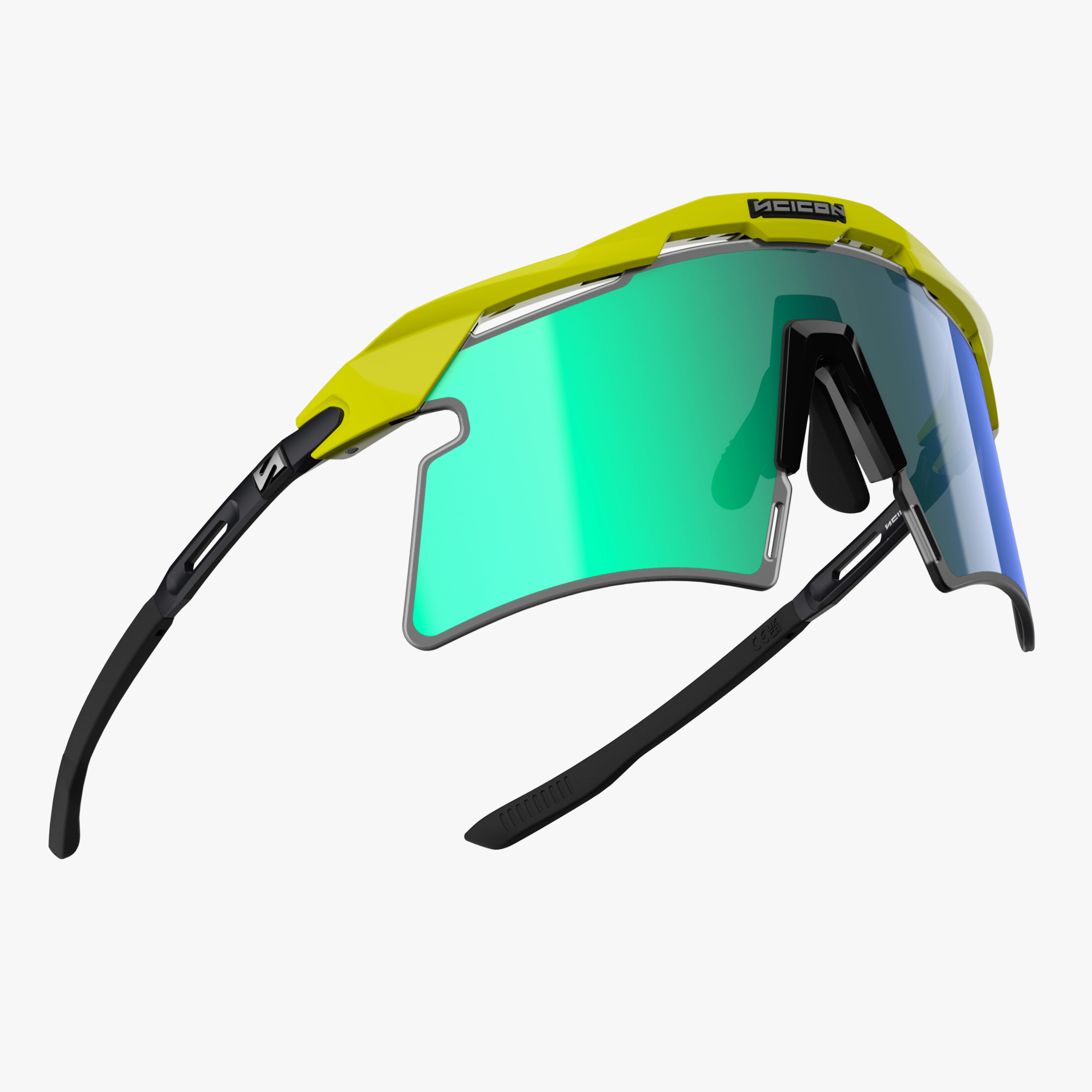 Aeroshade 2.0 Titanium Yellow Fluo Multimirror Blue Green fly