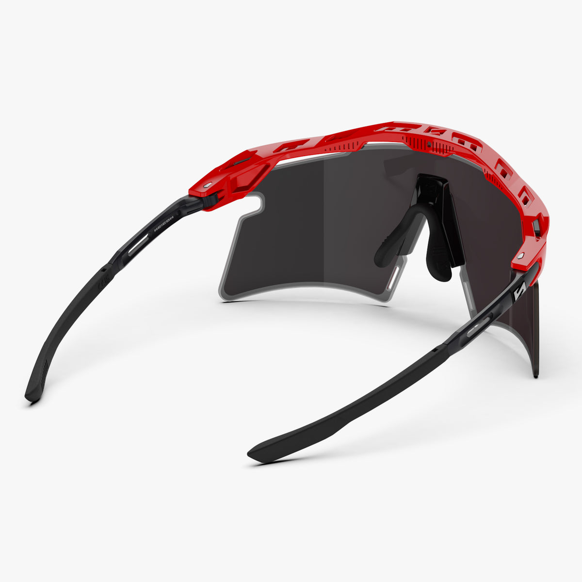 Aeroshade 2.0 Titanium Red Multimirror Sunburst back