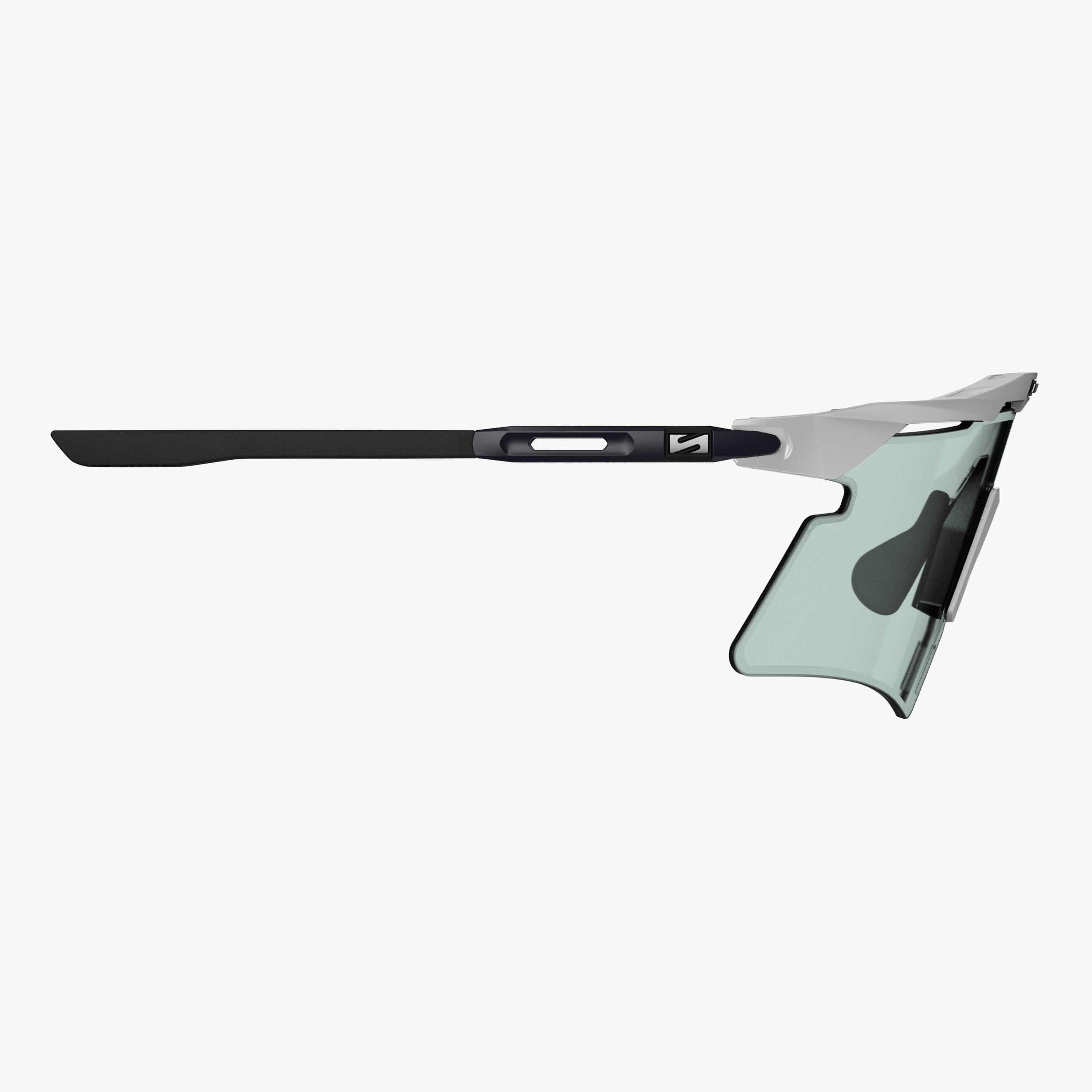 Aeroshade Titanium White Matte Photochromic Blue Green side