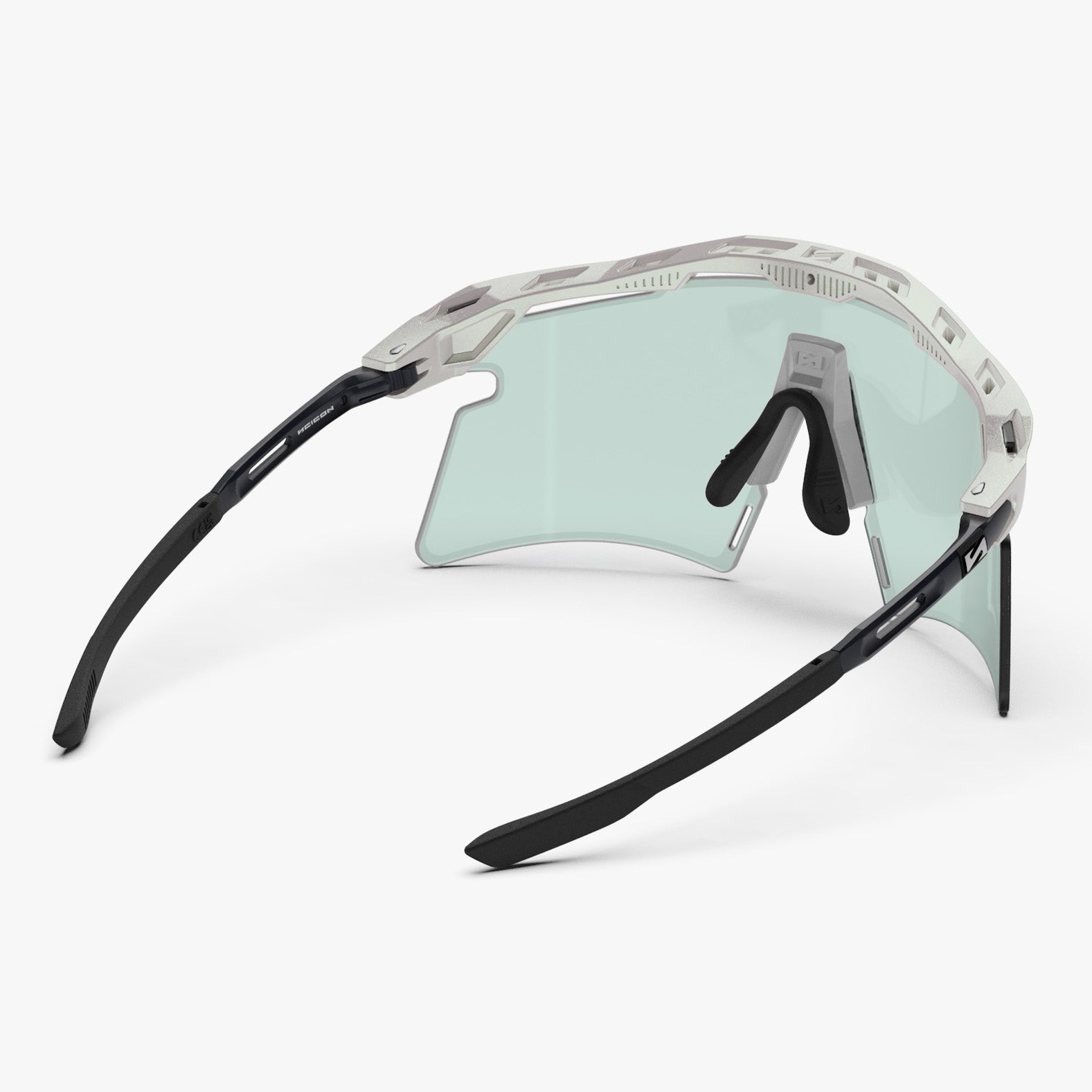 Aeroshade Titanium White Matte Photochromic Blue Green back