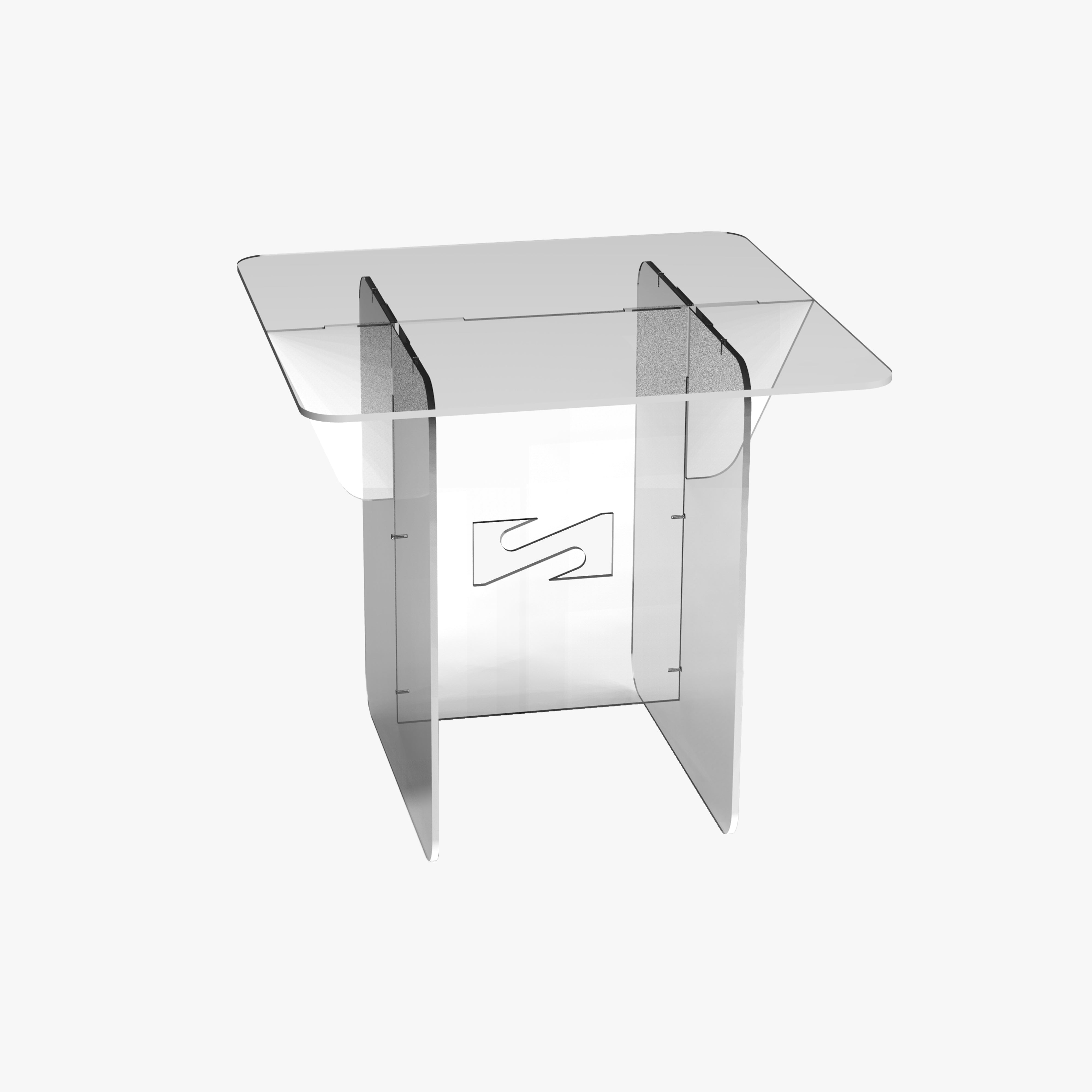 TABLE EN PLEXIGLAS