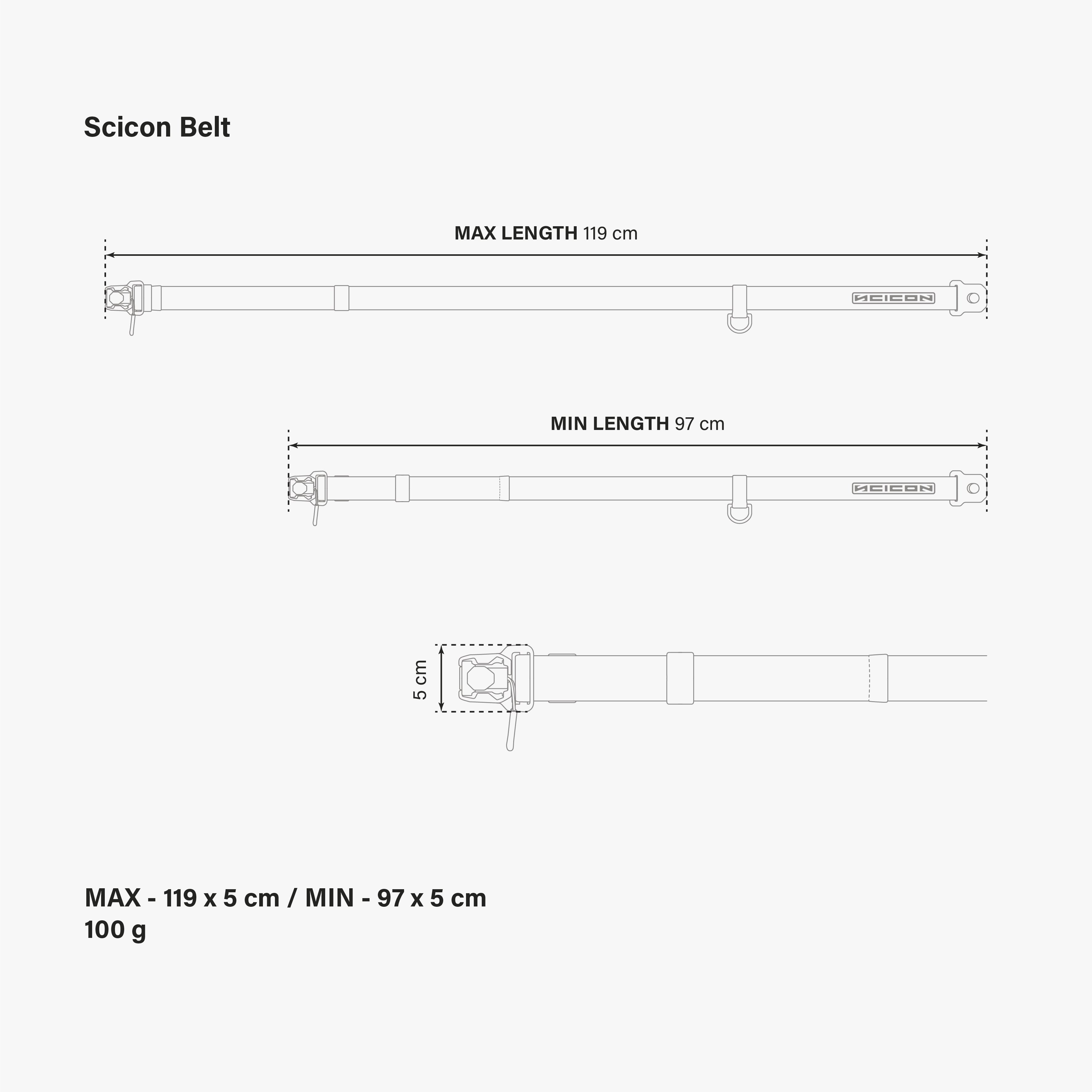 CEINTURE SCICON SPORTS