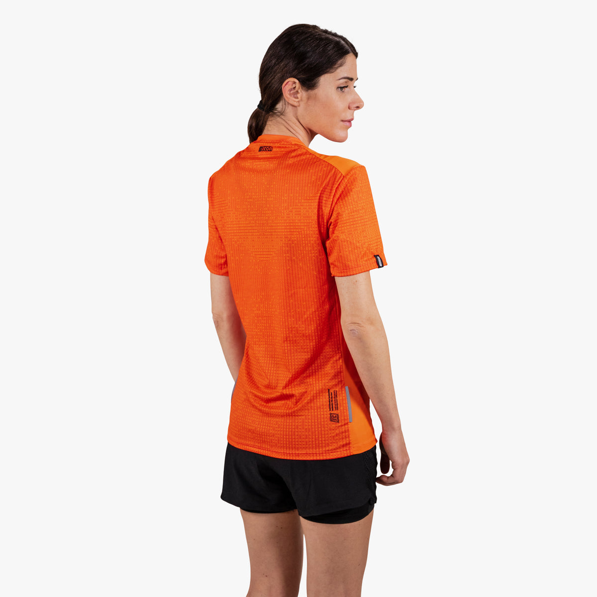 tech tshirt orange