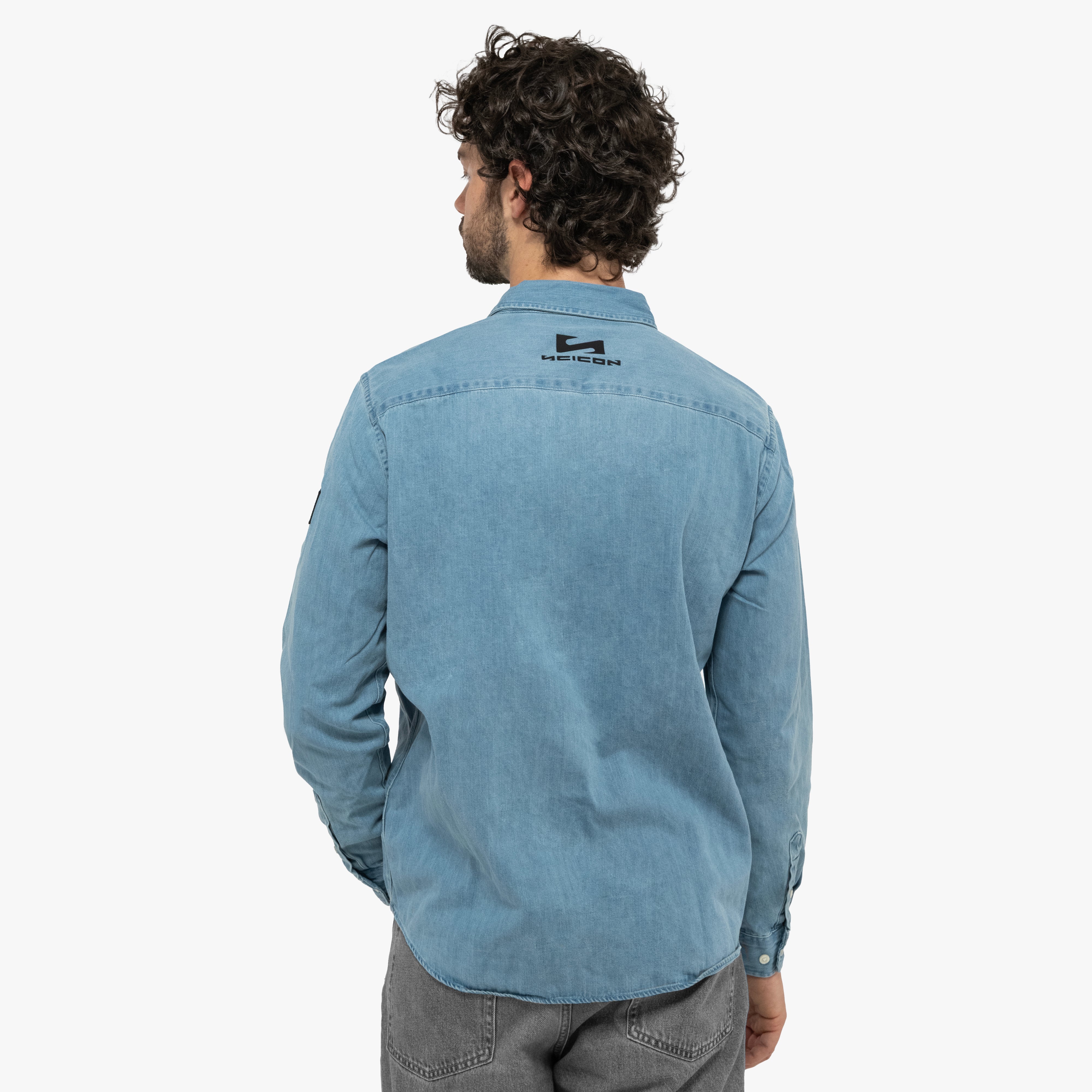 BLUE DENIM SHIRT - MEN