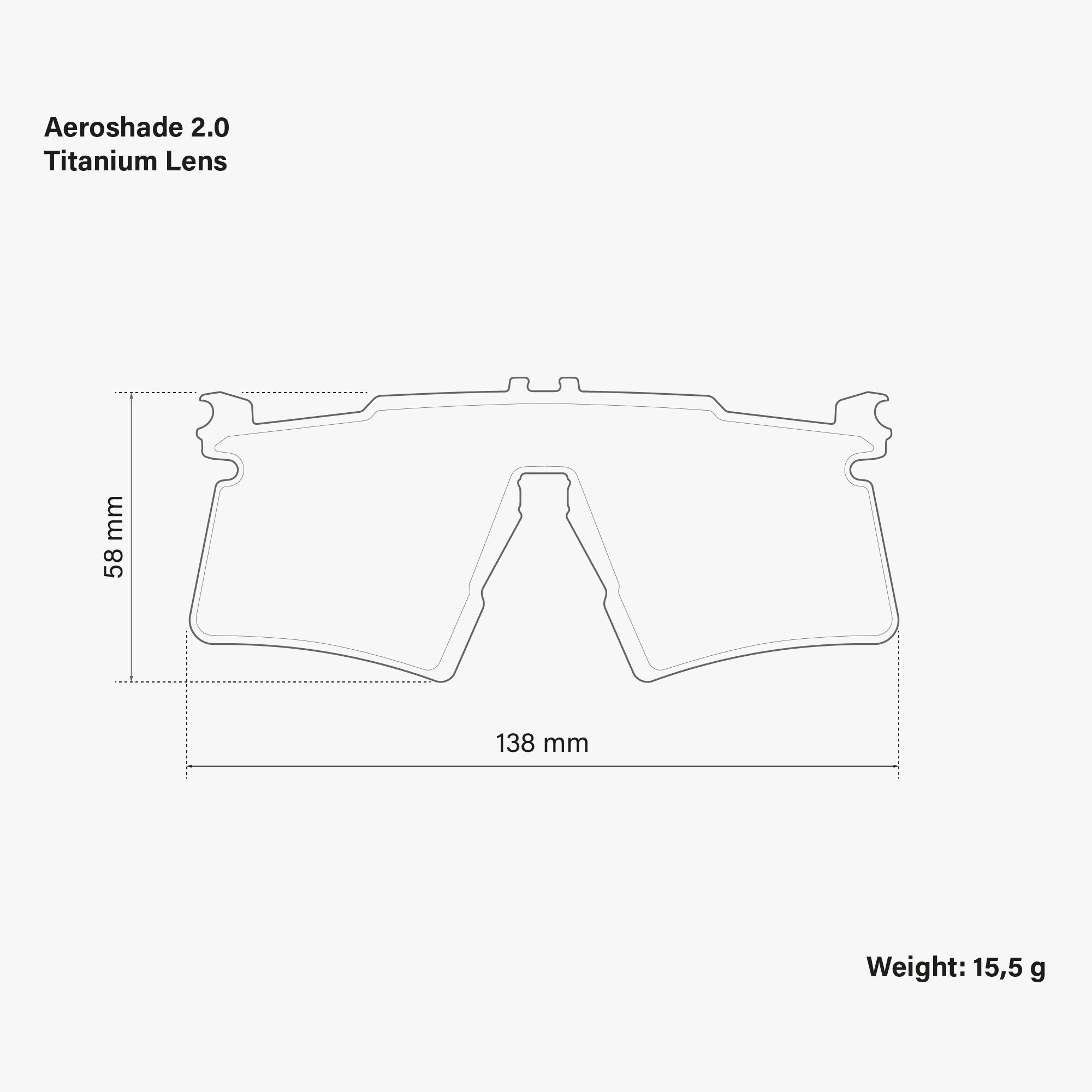 Aeroshade Titanium Spare Lens Multimirror Blue Green