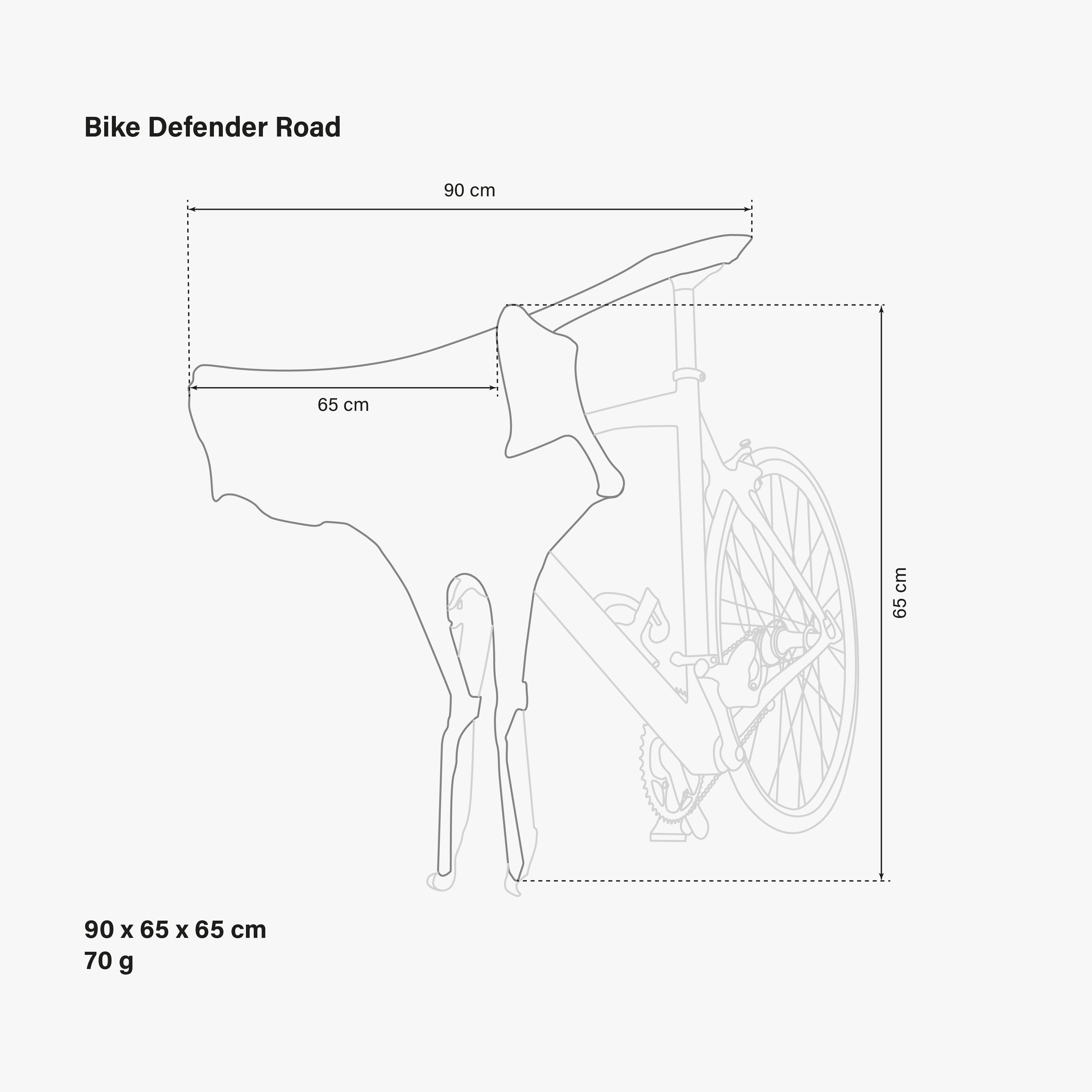 Bike Defender Road Dimensions