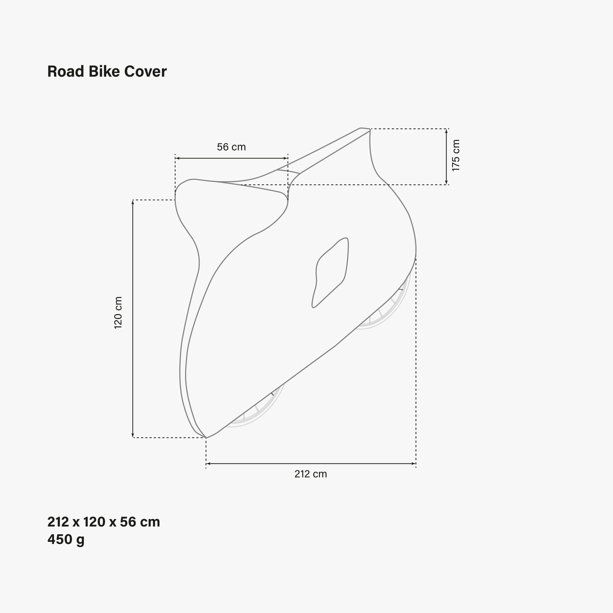 Road Bike Cover Dimensions