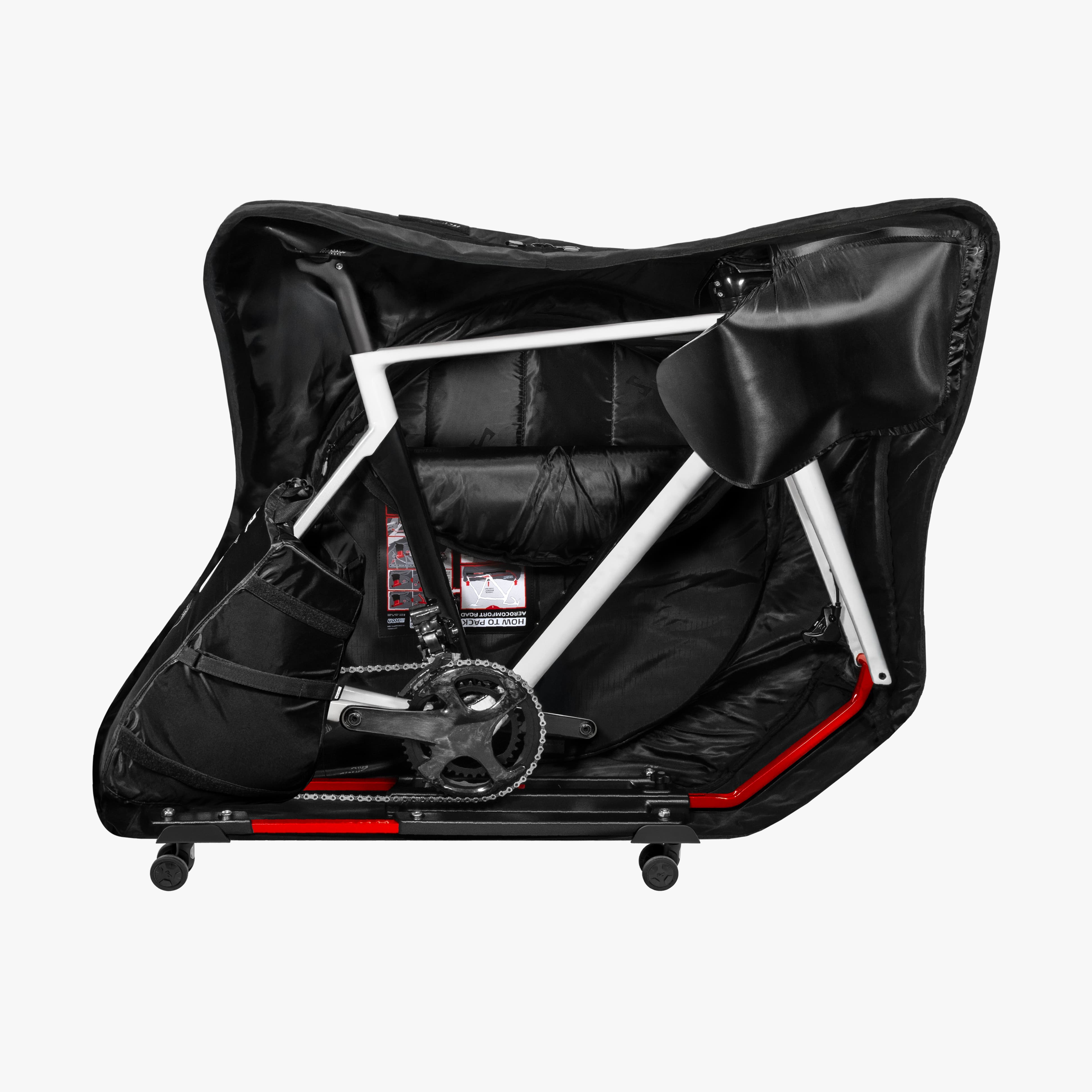 【RF8】SciCon AEROCOMFORT Black Aerocomfort 3.0 Road Bike Travel Bag | Scicon Sports