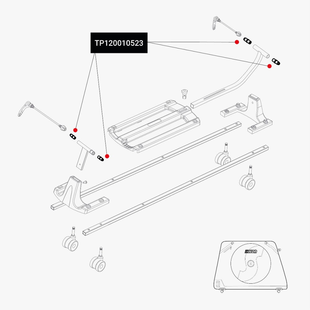 ADAPTATEURS BLOCAGE RAPIDE AEROCOMFORT MTB-MY19