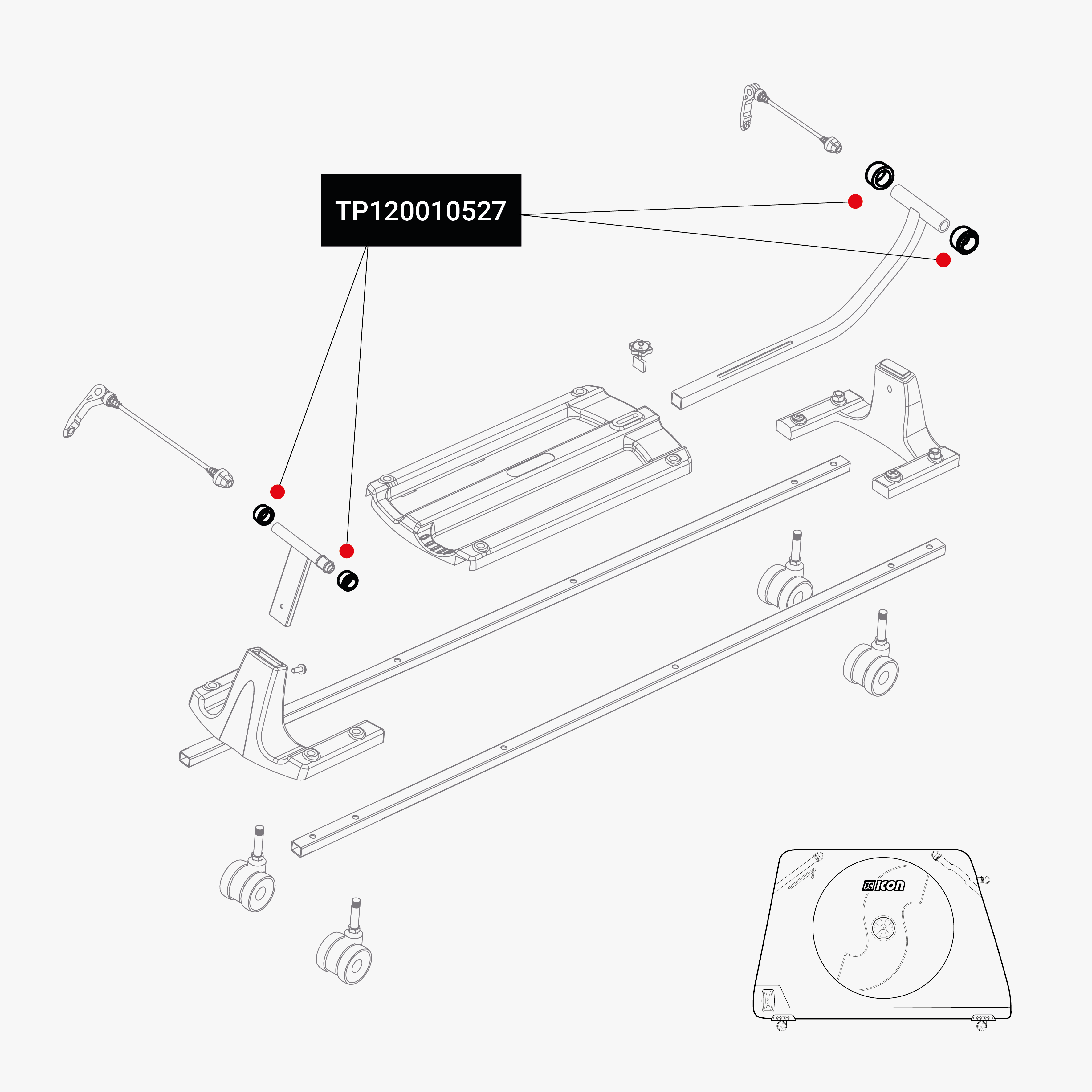 THRU AXLE ADAPTER AEROCOMFORT MTB